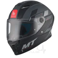 Мотошолом MT Stinger 2 Zivze C2 Black/Grey (M)